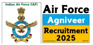 Join Indian Air Force Agniveer Vayu Intake 01/2026 Batch Recruitment 2025