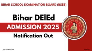Bihar School Examination Board BSEB DELED 2025 Admissions Apply Online Form