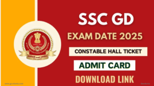 SSC GD Constable 2025: Admit Card, Exam Date, Vacancies, and News