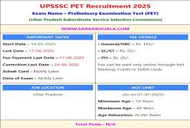 UPSSSC PET